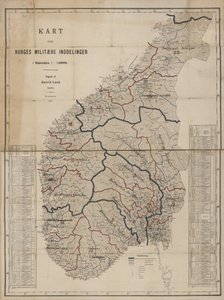 地图来自国家图书馆的地图集。该地图发表在克里斯蒂安尼亚（1877年）并展示了挪威。 作者 亨里克·隆德